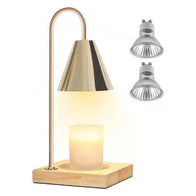 Calentador de vela para decorar la máquina de incienso 2 bombillas