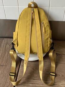 peach tree Unisex Multi-Purpose Chest Bag/Shoulder Bag/Sling Bag/Backpack For Travel, Cycling, Outdoor, Casual, Business, Vintage, Solid Color, Simple Design, Gift For Men, Women, Father, Halloween, Christmas
