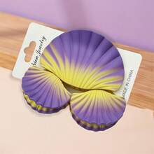 3pcs Women Hair Clip, Gradient Color Shell Hair Claw For Thick Thin Hair Styling Accessories