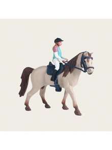 仿真马模型，包括弗里斯兰母马、克莱兹代尔马、卢西塔诺马、小马驹、装饰展示玩具