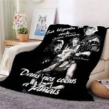 Johnny Ali Printed Flannel Blanket - Patterned Flannel Blanket, Suitable For Home, Office, Car And Camping. Soft & Comfortable, Warm & Cozy, All Seasons, Perfect Gift For Nap And Throw Blanket