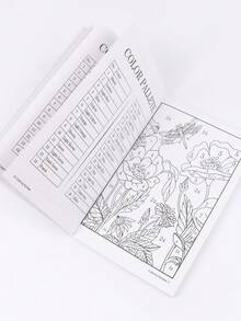 1 Libro de colorear para adultos: 75 ilustraciones hermosas, diseñadas para proporcionar diversión, relajación y alivio del estrés a los adultos a través de experiencias de colorear, que cubren temas como flores, animales, mandalas, paisajes naturales, adecuado para el regreso a la escuela y útiles de aprendizaje. - Multicolor - Ver 9
