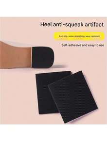 New Seasonal Shoe Protective Self-Adhesive Non-Slip Rubber Sole Repair Patches, Thick-Soled High Heel Shoe Non-Slip Protective Pads, Dress Shoe Silent Non-Slip Stickers - Durable Shoe Protection,Shoe,Spring Summer Picks,Brides Maid Gifts,Room,Bedroom Deccor,Bedroom Deccor,Beach,Travel,For Men,For Women,Vacation - Black - View 7