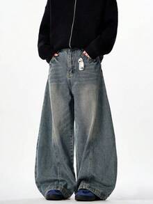 Men Pants - Light Blue - View 1