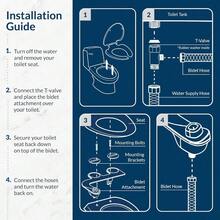 BioBidet Bio Bidet Eléctrico fácil de Instalar Entrada de latón y válvula Interna - como en la foto - Ver 7
