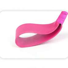 1pc Equestrian Whip Made Of PU Leather, Soft Equestrian Whip, Equestrian Training Aid With Non-Slip Braided Handle And Wrist Ring