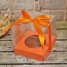 12pcs Foldable Transparent Plastic Gift Boxes, Suitable For Christmas Gifts, Christmas Decorations, Wedding Decorations, Party Favors, Birthday Decorations, And Gift Displays