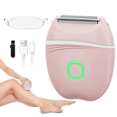 RAF USB充电式无痛脱毛仪，男女通用，可用于面部、腿部、手臂、腋下和比基尼区域。秋冬季、圣诞节和情人节特惠礼品。