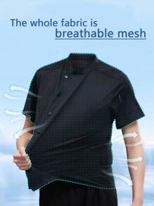 Uniforme de verano de manga corta para chef, diseño completamente transpirable de malla, agradable para la piel y sin sensación de ahogo, unisex, estilo clásico de solapa única, elegante y de moda, chaqueta de chef para catering, panadería, cocina de hotel, restaurante, cafetería, chaqueta de chef personalizada premium