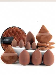 6pcs Set: 2 Makeup Sponges + 4 Makeup Blenders (2 Large, 2 Mini), Suitable For Various Makeup And Cleansing Scenarios. Makeup Sponges, Applicable For Liquid, Cream And Powder, Reusable And Washable, Soft And Latex-Free, Suitable For Blush, Foundation, Moisturizer And Powder. Ideal Makeup Tool Set For Beginners, Travelers, And As Gifts For Women, Girls, Mothers, Thanksgiving, Christmas,Cheap,Stocking Stuffers,Makeup,Makeup Tools,Cheap Stuff,Gifts,Gifts For Women,Christmas Gifts