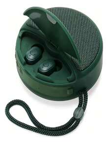 Mini Bocina Portátil Con Audífonos Integrados Aleatorio - Multicolor - Ver 8