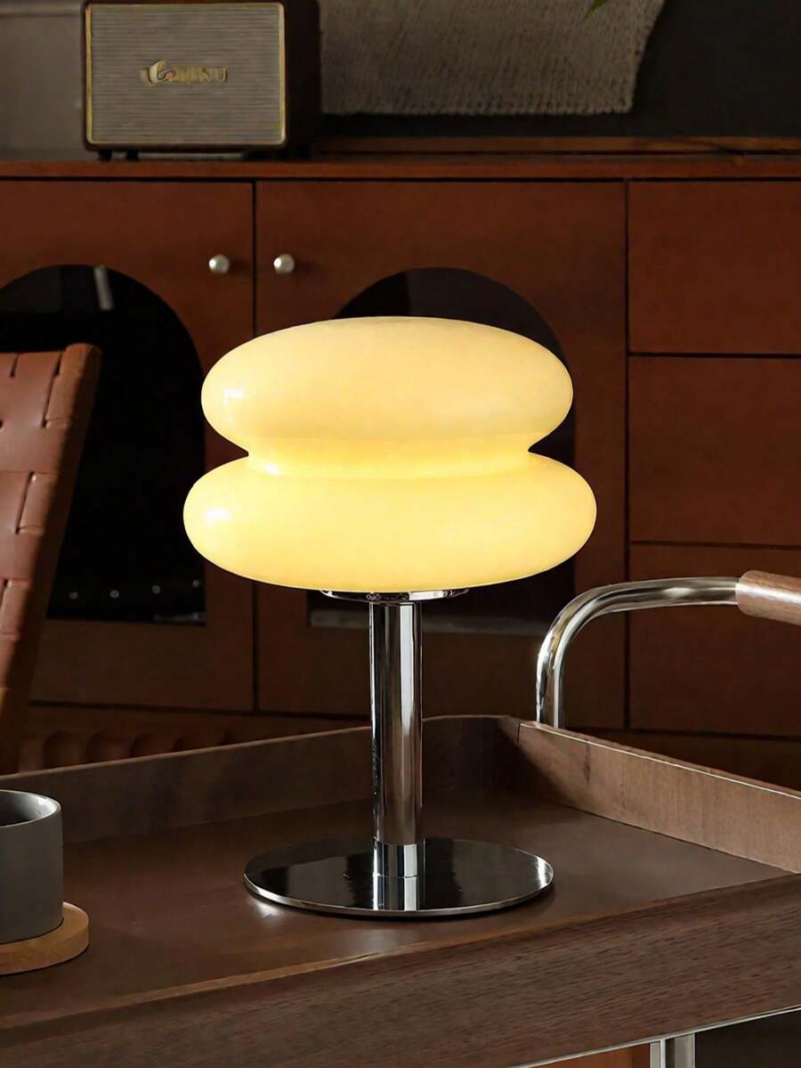 面包形夜灯家居装饰 - 触摸控制 USB 可充电氛围灯，适用于床头咖啡桌、面包店主题卧室装饰