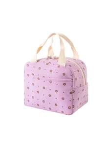 Cute Portable Lunch Bag, Insulated Lunch Box For Students And Office Workers, Handheld Adorable Meal Bag/Cooler