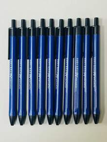 10支装半凝胶笔，黑色、蓝色和红色，0.7毫米，书写流畅，办公用品，学校用品，女士礼物，用于记笔记、绘画，学校办公用品，返校必备品。