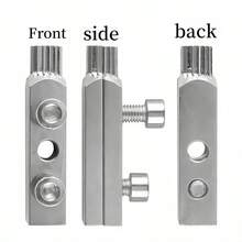 1 套水龙头角阀螺柱提取器，管道破裂修复三角阀，适用于 1/4 英寸和 3/8 英寸管道