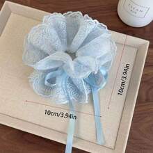Women Lace Scrunchies Sweet Lace Trim Hair Ties Girl Ballet Ponytail Head Flowers Hair Accessories, Ponytail Holders, Hair Elastics, Hair Rope, Hair Bobbles