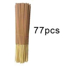 29/77/129/189pcs Sandalwood Incense Sticks, Natural Bamboo Stick Incense, Suitable For Temple, Worship, Meditation, Indoor & Outdoor Home Use - Purify The Mind, Purify The Air, Relax And Meditate