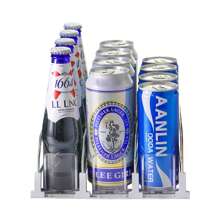 Upgraded Drink Organizer For Fridge,Soda Can Dispenser For Refrigerator,Automatic Self-Pushing Drink Pusher,Space-Saving Fridge Storage,Holds Up To 25-30 Cans, 5 Row