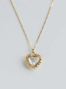 Fashionable Elegant Retro Minimalist Heart Necklace