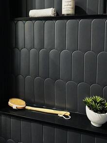 4/10 张即撕即贴防溅墙面装饰瓷砖，升级加厚设计，12 英寸 X 12 英寸自粘乙烯基墙砖，适用于厨房、浴室、房车、家居装饰墙纸墙贴房间装饰卧室客厅装饰 - 彩色 - 查看 8