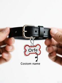 Personalized Dog Tags For Pets Deep Engraved Text And Cute Heart Icons Glittering Bone Shapes Double Sided Engraving Suitable For Dogs And Cats ID Tags Collar Accessories Ornamental,Engraved Stylish,Fashion,Colorful,Vintage,Cute,Contracted,Cuties Custom,Unique,Customized,Personalized Pet For Anniversaries,For Birthdays Ornamental,Engraved Stylish,Fashion,Colorful,Vintage,Cute,Contracted,Cuties Custom,Unique,Customized,Personalized Pet For Anniversaries,For Birthdays, Pet Lovers