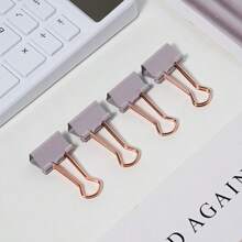 Paper Clips And Binder Clips Set, Metal Assorted Sized Binders With Push Pins, Cute Office Supplies For Desk, Desk Accessories