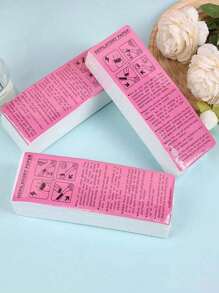 50/100 Peças Tiras de Papel de Cera de Depilação para Uso Unissex com Espessura Aumentada, Tiras Descartáveis de Cera Profissional para Salão, Produtos e Acessórios para Cabelo, Produtos Essenciais para Viagem de Beleza de Barbearia