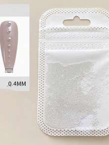 专业鱼子酱美甲珠，0.4-1.0mm 微型不锈钢球形铆钉，银色和金色镀铬装饰，适用于DIY美甲，沙龙品质3D珠宝美甲用品 - 銀色 - 查看 2