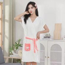 Wearable Bath Towel, Water Absorbent Quick Dry Bath Robe, Cute Home Bath Skirt Sleepwear - Multicolor - View 12