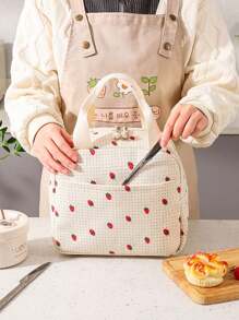 Cute Portable Lunch Bag, Insulated Lunch Box For Students And Office Workers, Handheld Adorable Meal Bag/Cooler