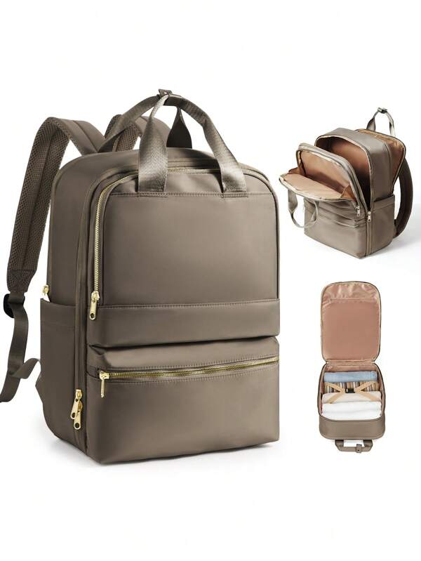 Mochila de Viagem para Menino e Menina, 40*14*31cm, Mochila para Notebook de 14/15,6 polegadas, Mochila de Embarque Aprovada pela Companhia Aérea com Multi Bolsos, Mochila de Embarque como Item Pessoal Aprovada pela Companhia Aérea, Mochila Escolar Resistente à Água para Faculdade, Pequena Mochila para Computador para Trabalho, Negócios, Caminhada, Mochila Esportiva Ao Ar Livre à Prova d''Água, Mochila Casual para Uso Diário, Compatível com Notebook de 14-15,6 polegadas, Grande Capacidade, Mochila Portátil para Outdoor, Viagem, Caminhada, Escola