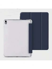1 Stück klappbarer, multiwinkliger Ständer, kratzfest, bruchsicher, intelligenter Schlaf-Stylus-Halter, transparente TPU Weichkante Schutzhülle kompatibel mit iPad