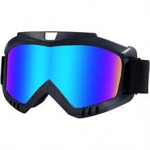 Gafas de Off-road, Gafas de Esquí Antivaho para Hombres y Mujeres, Motocicleta ATV - Negro - - Ver 6
