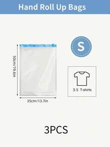 Travel Compression Bags, Roll Up Travel Space Saver Bags For Luggage, Cruise Ship Essentials Cothes