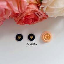 1Pc/10Pcs Mini Hình Lá/Hạt phỉ/Nấm/Bí ngô/Lá phong Khuôn cắt đất sét polyme để làm khuyên tai DIY - Màu be - Xem 14