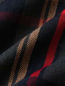 男童秋季格子长袖衬衫，新款儿童秋季休闲上衣 - 彩色 - 查看 4