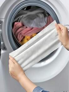 25 Sheets Color Catcher Sheets, Laundry Dye Trapping Sheets - Dye Capture And Color Transfer Prevention Laundry Papers, Non-Electrostatic, Suitable For Mixed Washing, Color Capture Laundry Sheets - Waterproof Absorbent Paper For Washing Machines, Suitable For Mixed Washing, Fragrance-Free, Laundry Supplies, Clothes Protection, No Residue Protection, Laundry Room Accessory, Suitable For Mothers And Wives, Gives Your Home A Clean Atmosphere, Random Colors - White - View 3