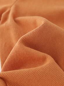 时尚圆领可爱印花宽松肩带二合一短袖撞色设计男婴连体衣 - 卡其色 - 查看 10