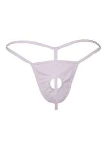 Men Thong & Jock Straps - White - View 2