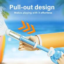 Pull Trigger Water Gun, Portable Outdoor Water Gun Toy. Hand-Held Pull String Style Water Sprayer, Outdoor Beach Water Fight Toy, Summer Gift For Friends