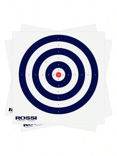 Alvo de Papel 40un Rossi Para Tiro Esportivo 14x14cm