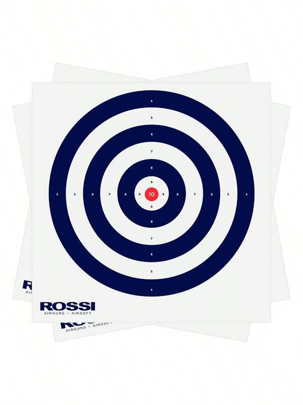Alvo de Papel 40un Rossi Para Tiro Esportivo 14x14cm