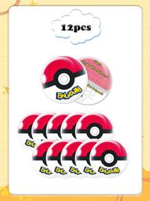 pokemon New Pokemon Product, Pokemon Pikachu Birthday Party Invitation, Card Envelope Sticker Gift Card, Cartoon Anime Birthday Party Theme Decoration Invitation, Card Party Decoration, Party Invitation