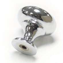 Pomos de puerta de metal cromado, tiradores de cajones, armarios y gabinetes de cocina en color plateado - Multicolor - Ver 5