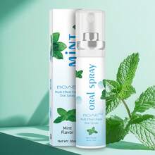 1 pieza Spray refrescante de menta para el aliento, spray oral, rocío suave y fino, cuidado oral, reduce la halitosis, fragancia a menta, aliento fresco, autocuidado, refrescante y sin preocupaciones, limpieza profunda del olor, suave y no irritante, suave y refrescante - Multicolor - Ver 3