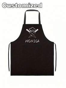1 chiếc tạp dề tùy chỉnh, phù hợp cho bố, cha, nam, nữ, có thể tùy chỉnh tên, logo, họa tiết đầu bếp, chống thấm nước, tạp dề nhà bếp cá nhân hóa, có thể tùy chỉnh logo, hình ảnh, tên, tạp dề nấu ăn dành cho đầu bếp, món quà hoàn hảo cho mẹ, chồng, bạn gái, bạn trai, Ngày của Cha, Ngày Valentine, Ngày của Mẹ, sinh nhật, kỷ niệm, tốt nghiệp, đám cưới, thể hiện tình yêu, độc đáo, phù hợp cho Ngày của Mẹ, mùa cưới, mùa tốt nghiệp, quà tặng cho gia đình và bạn bè. - Nhiều màu - Xem 4