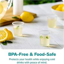 Comfy Package Plastic Cups [3 Oz - Count] – Small Disposable Drinking Cups, Mouthwash, Bathroom, Tasting & More –,-, Durable Polypropylene - 3 oz. - Trong suốt - Xem 5