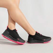 Women's Gym Shoes Walking Training Sports Shoes Comfortable Breathable BF Shoes Flow - màu đen - Xem 1