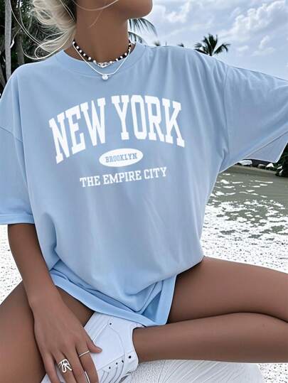 1pc Girls Casual Colorful Graphic Print Round Neck Short Sleeve T-Shirt For Student, Summer Youth Apparel - Versatile Imaginative Printed Tee To Inspire Self-Expression