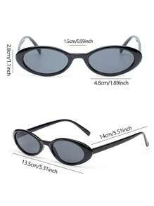 2 pièces Lunettes mode ovales à monture complète léopard pour femmes - Design en plastique parfait pour les vacances à la plage, les séances photo de rue et les tenues quotidiennes